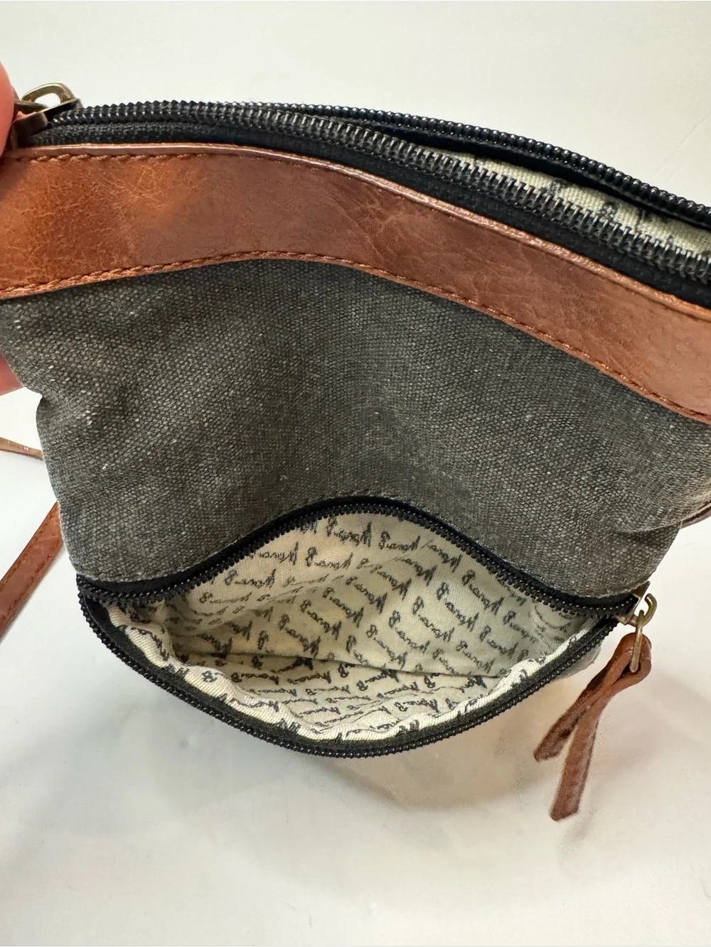 Mona B Canvas & Woven Aztec Small Crossbody Purse, Boho Western Chic - Picture 6 of 11